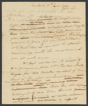 LETTER FROM PETER JAY MUNRO TO JOHN JAY