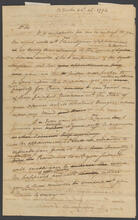 LETTER FROM PETER JAY MUNRO TO JOHN JAY