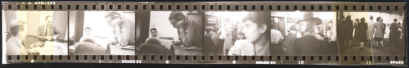 Life and Love on the New York City Subway [Passengers on a subway and people on a subway platform.]