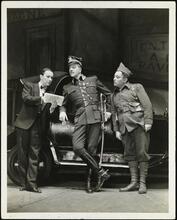 ["Jacobowsky and the Colonel" theater still.]