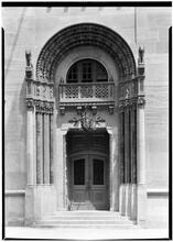 West side Y.M.C.A. South exterior, men's entrance close-up 1.
