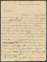 LETTER FROM PETER JAY MUNRO TO JOHN JAY