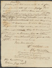 LETTER FROM PETER JAY MUNRO TO JOHN JAY