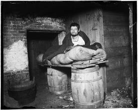 "Slept in that cellar four years."
