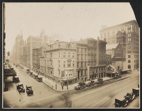 St. Bartholomew's Church, Street Scene, Madison Ave. West Side of Block Between 43rd & 44th St. from 43rd St.