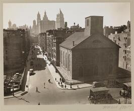 General View Looking Southwest to Manhattan from the Manhattan Bridge.