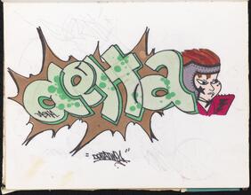 Delta [Page in sketchbook belonging to Delta II.]