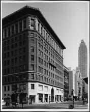 [Lord & Taylor, 424 Fifth Avenue, with 500 Fifth Avenue in background.]