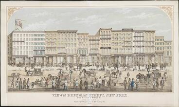 View of Beekman Street, New York