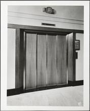 34th Street and Fifth Avenue. McCreery's Store. Interior, elevator door