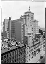 West side Y.M.C.A. South exterior, general view from above.