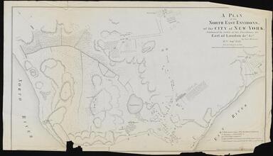 A Plan of the North East Environs of the City of New York