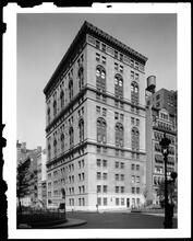 640 Park Avenue at 66th Street, N.W. corner. Apartment house.