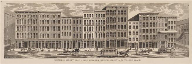Chambers Street, South Side, Between Church Street and College Place