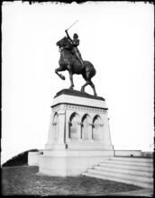 Statue of "Joan of Arc", Riverside Drive, N.Y.C.