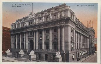 U.S. Custom House, New York.