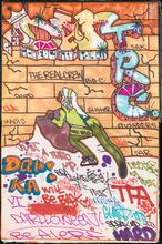 DAR TRC [Inside front cover and tagged page in DAR TRC's black book.]
