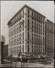 East 54th Street and Park Avenue, northwest corner. Construction view