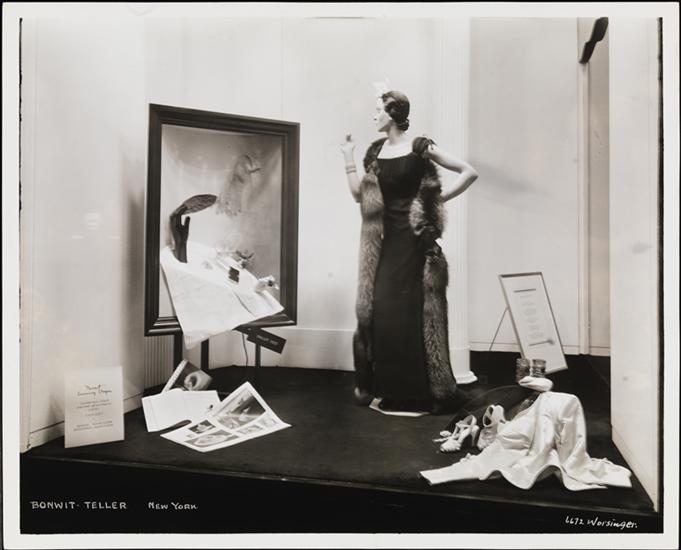 Museum of the City of New York - [Surrealist window at Bonwit Teller.]