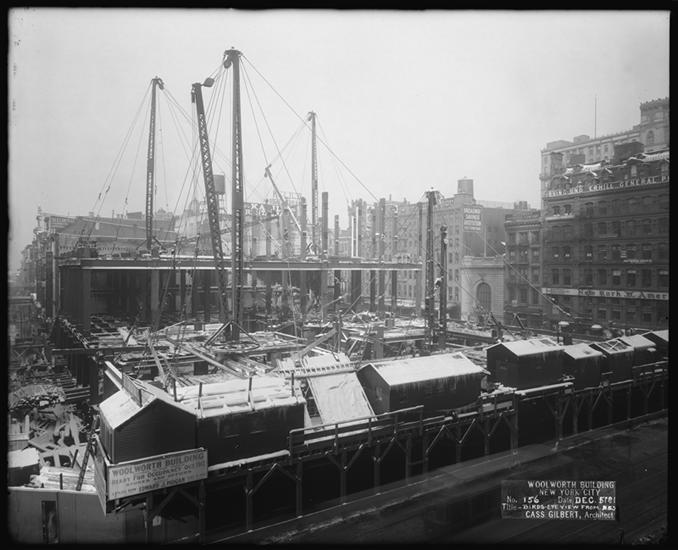 Museum Of The City Of New York - Woolworth Building, Bird's-eye View 