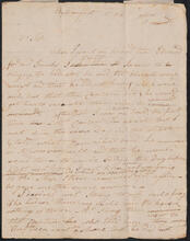 Letter from Peter Jay Munro to John Jay, August, 1784