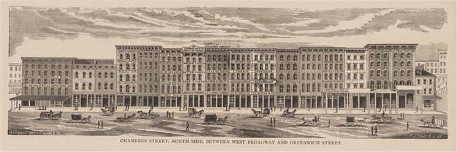 Chambers Street, North Side, Between West Broadway and Greenwich Street
