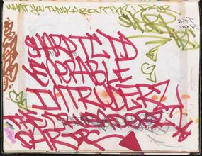 Sharp TC TD Venerable Intruderz [Page in sketchbook belonging to Delta II and TRC.]