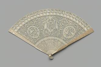 Fan of pierced ivory