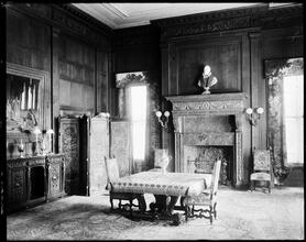 Dining room in the Henry Augustus Coit Taylor house.