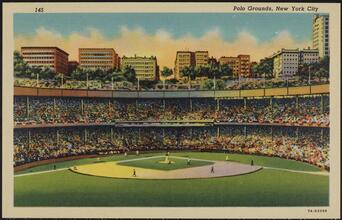 Polo Grounds, New York City.