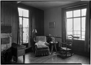 Gertrude Hochschild [residence]. Living room detail.