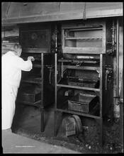 66th Street and Columbus Avenue. Healy's Restaurant, view of installation, interior.