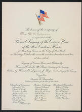 Formal Laying of the Corner Stone of the New Custom House