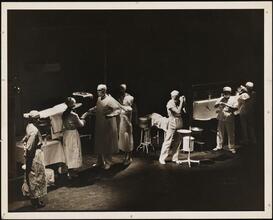 ["Men in White" theater still.]