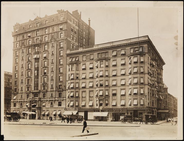 Museum of the City of New York - Hotel Regent and Sherman Square.