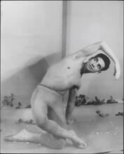 Hernán Baldrich of Chile in a dance called "At the Beach".