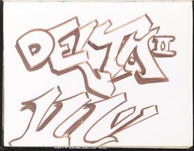 Delta II [Page in sketchbook belonging to Delta II.]