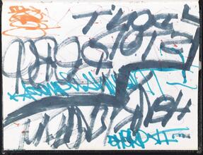 [Page in sketchbook belonging to Delta II.]