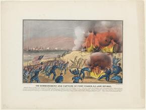 The Bombardment and Capture of Fort Fisher, N.C., Jany. 15th 1865