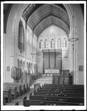 Madison Avenue at the N.E. corner of 71st Street. St. James Protestant Episcopal Church, new interior.
