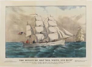 The Miniature Ship "Red, White, and Blue"
