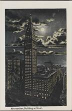 Metropolitan Building at Night.