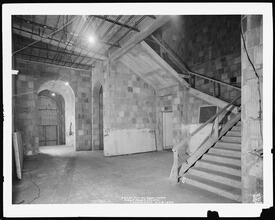 7-9 East 71st Street. Residence of Mrs. Henry N. Straus, first floor stairs, looking S.W..
