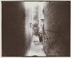 Nibsy's Alley at 47 1/2 Crosby Street, torn down in the Fall of 1895.