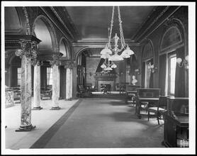 65 Liberty Street. New York Chamber of Commerce, library interior.
