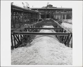 [World Trade Center under construction.]