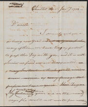 Letter from Peter Jay Munro to John Jay, January 1, 1784