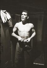 Walter Cartier, Prizefighter of Greenwich Village [Walter Cartier undressing.]