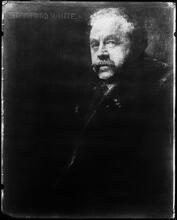 Self portrait oil painting of Stanford White.