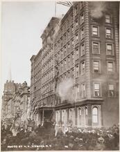 [Windsor Hotel fire.]